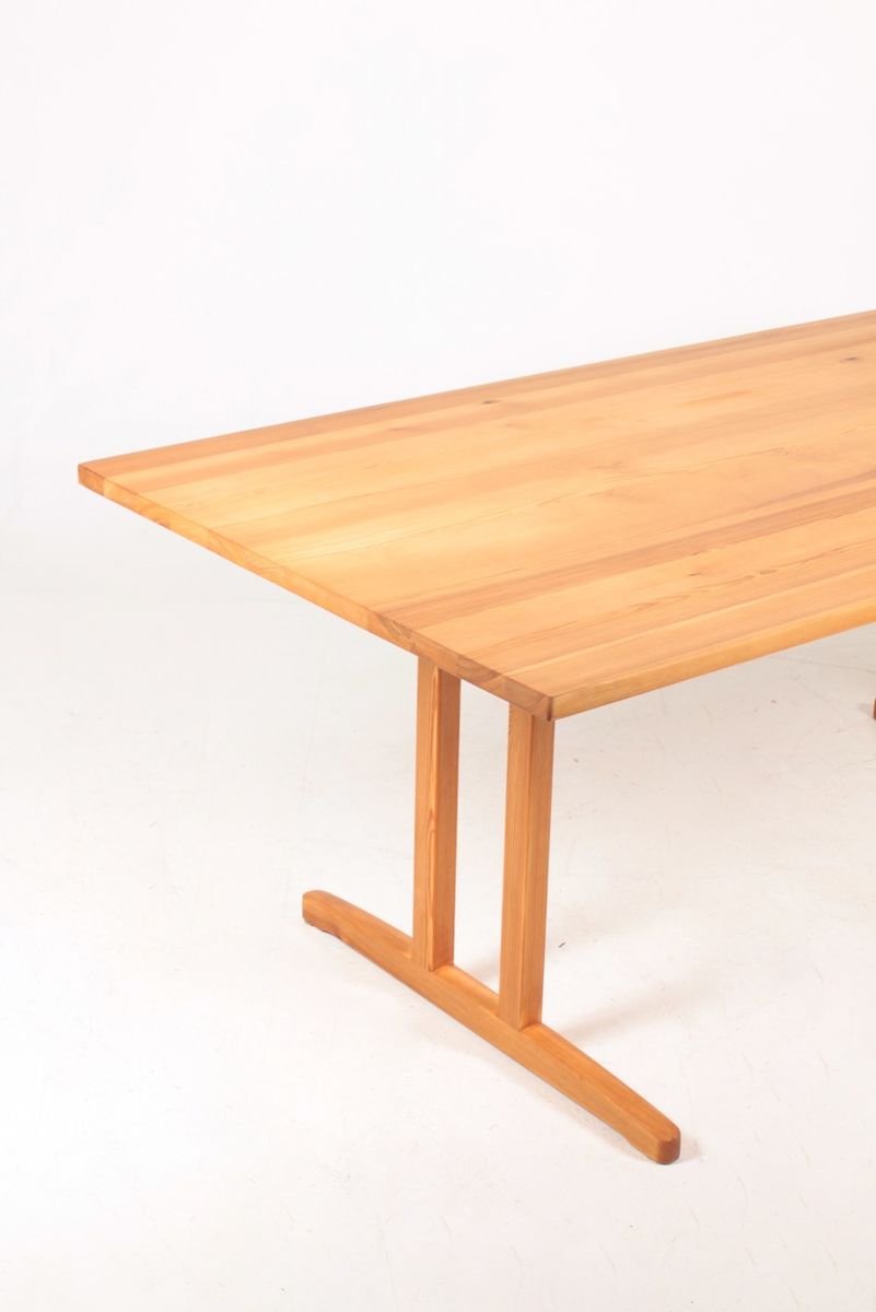 Dining Table in Solid Scandinavian Pine from Søborg Furniture, 1960s