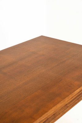 Dining Table in Veneered Walnut by Gio Ponti, Italy, 1940s-UQV-1220255