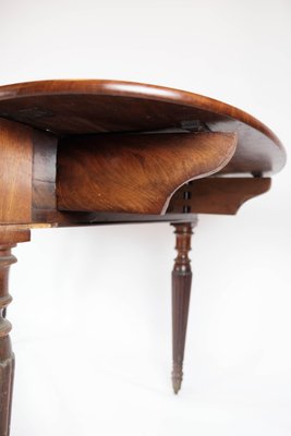 Dining Table of Mahogany with Extension Plates, 1840s-UY-1005712