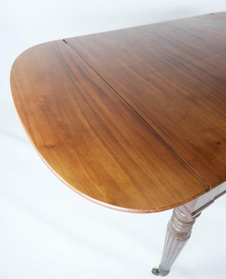 Dining Table of Mahogany with Extension Plates, 1840s-UY-1005712