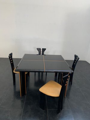 Dining Table Set by Pierre Cardin for Roche Bobois, 1970s, Set of 6-IJR-1784019