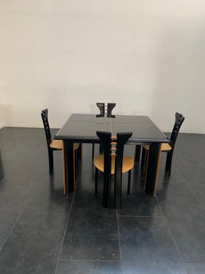 Dining Table Set by Pierre Cardin for Roche Bobois, 1970s, Set of 6-IJR-1784019