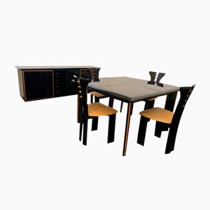 Dining Table Set by Pierre Cardin for Roche Bobois, 1970s, Set of 6-IJR-1784019