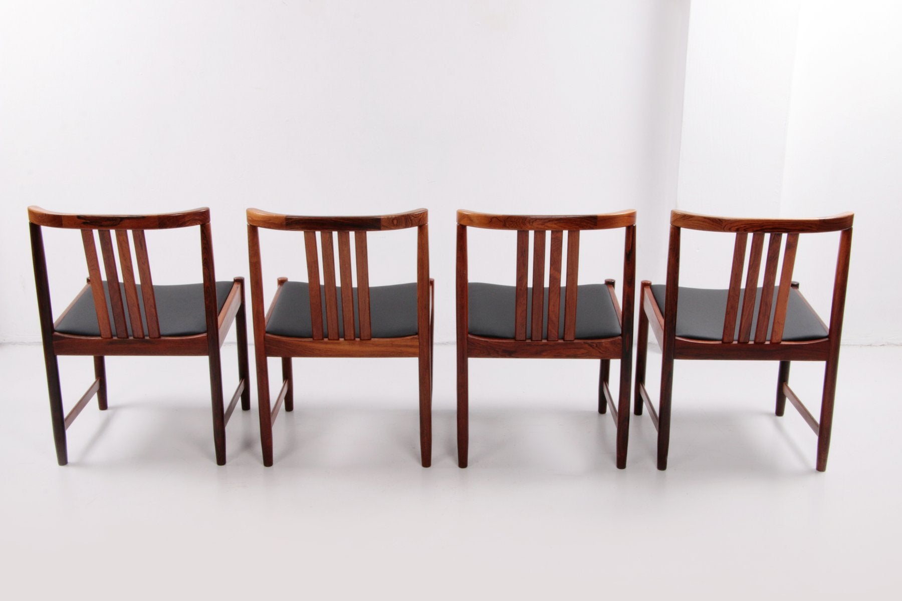 Dinner Chairs by Illum Wrapsø, Denmark, 1960s, Set of 4