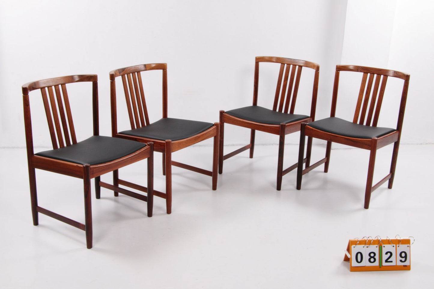 Dinner Chairs by Illum Wrapsø, Denmark, 1960s, Set of 4