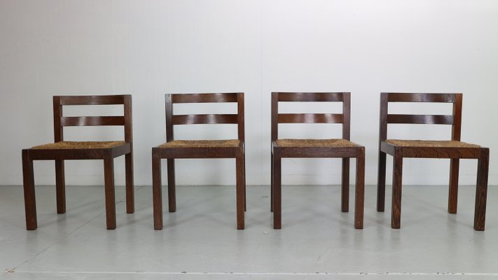 Dinning Room Chairs attributed to Martin Visser for T Spectrum, Netherlands, 1960s, Set of 4-DT-2026254