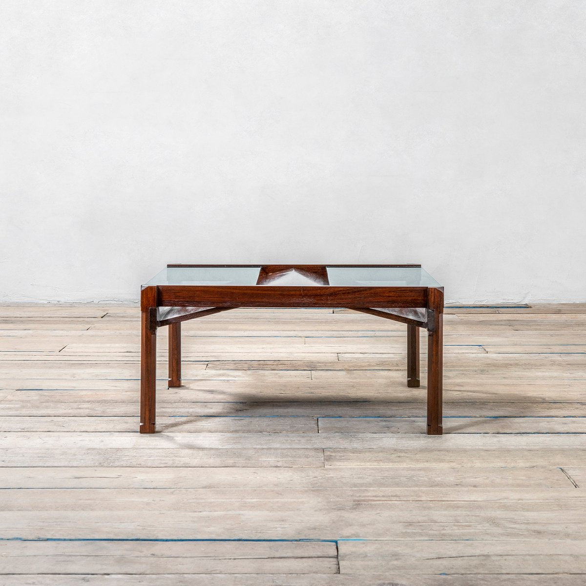 Dione Coffee Table in Wood & Glass by Ico & Luisa Parisi for Stildomus, 1959