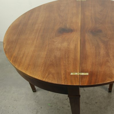 Directoir Mahogany Folding Table, 1890s-NE-1787666