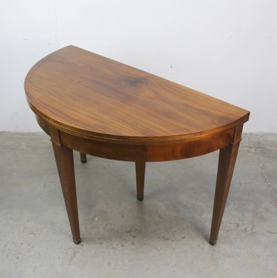 Directoir Mahogany Folding Table, 1890s-NE-1787666