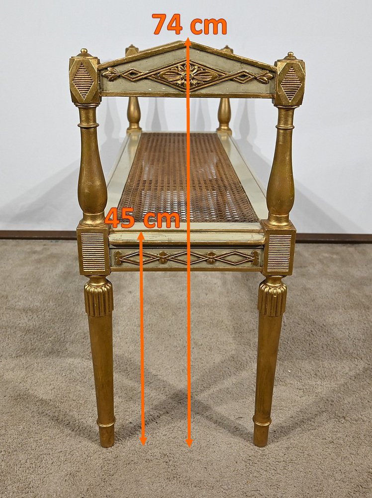 Directoire Bench, Late 19th Century