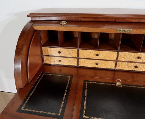 Directoire Mahogany Cylinder Desk, Early 19th Century-RVK-1406251