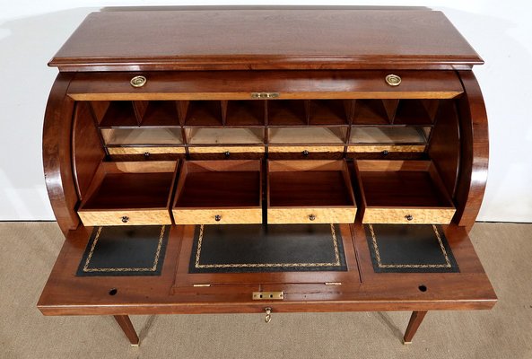 Directoire Mahogany Cylinder Desk, Early 19th Century-RVK-1406251