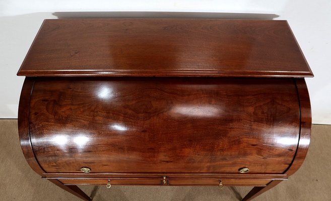 Directoire Mahogany Cylinder Desk, Early 19th Century-RVK-1406251