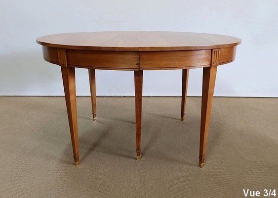 Directoire Period Oval Table, Late 19th Century-RVK-1115015