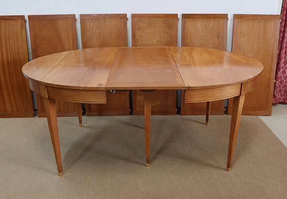 Directoire Period Oval Table, Late 19th Century-RVK-1115015