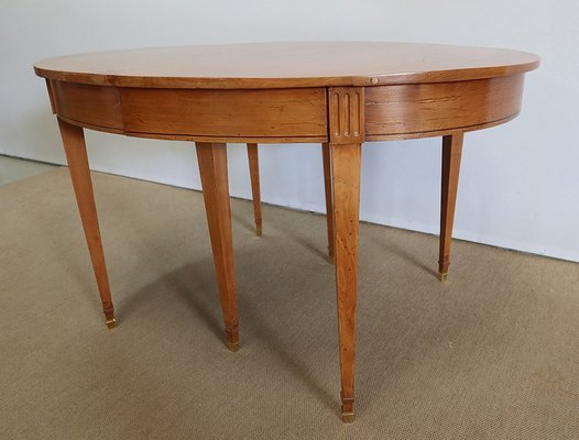 Directoire Period Oval Table, Late 19th Century-RVK-1115015