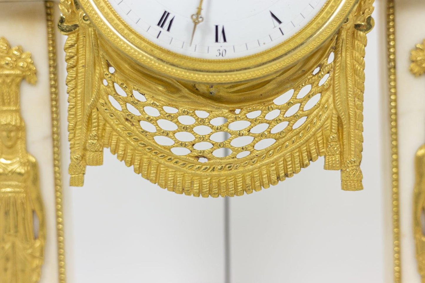 Directoire Period Portico Clock