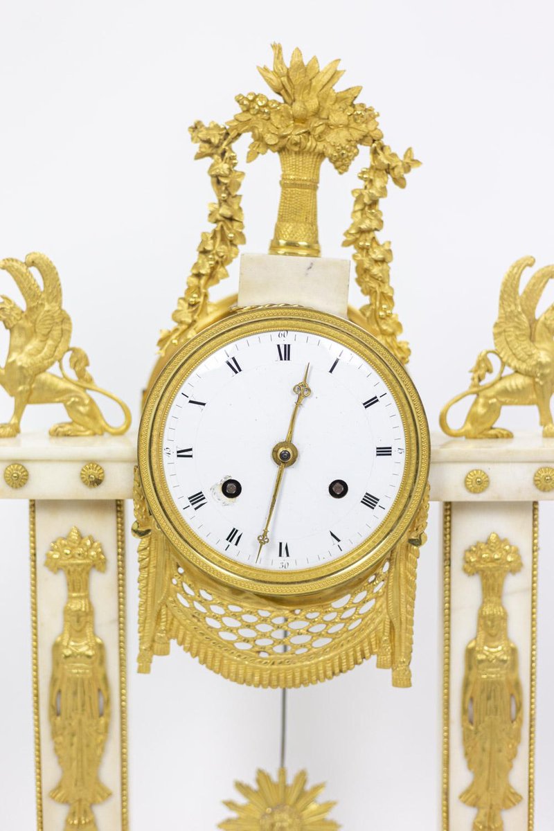 Directoire Period Portico Clock