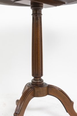 Directoire Style Pedestal Table in Mahogany and Marble, 1900-CEJ-1229613