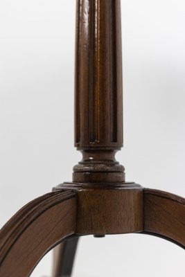 Directoire Style Pedestal Table in Mahogany and Marble, 1900-CEJ-1229613