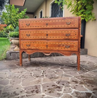 Directory Chest of Drawers in Walnut and Cherry Inlays, 1740-KMR-2022561