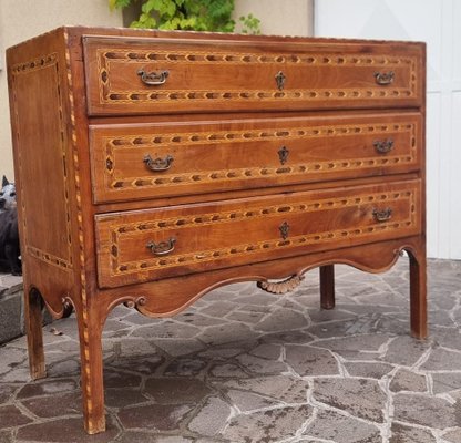 Directory Chest of Drawers in Walnut and Cherry Inlays, 1740-KMR-2022561