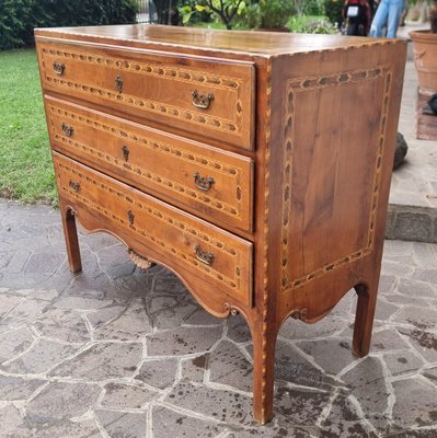 Directory Chest of Drawers in Walnut and Cherry Inlays, 1740-KMR-2022561