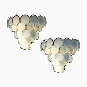 Disc Chandeliers from Vistosi, Murano, 1970, Set of 2-MBH-1032265