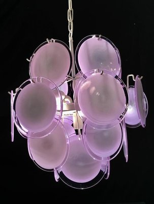 Disc Murano Chandelier from Vistosi, 1970s-MBH-1032217