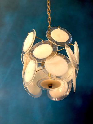 Disc Murano Chandelier from Vistosi, 1970s-MBH-1032178