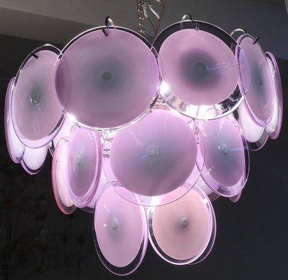 Disc Murano Chandelier from Vistosi, 1970s-MBH-1032180