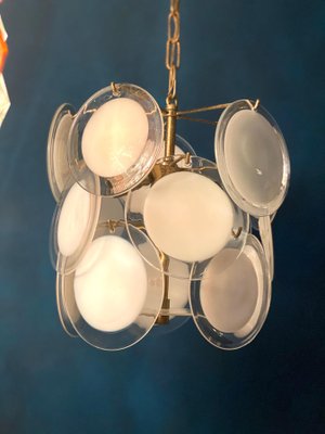 Disc Murano Chandelier from Vistosi, 1970s-MBH-1032178