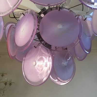 Disc Murano Chandelier from Vistosi, 1970s-MBH-1032180