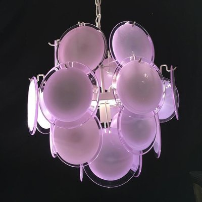 Disc Murano Chandelier from Vistosi, 1970s-MBH-1032217