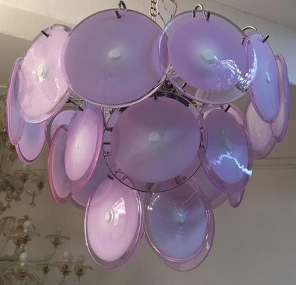 Disc Murano Chandelier from Vistosi, 1970s-MBH-1032180