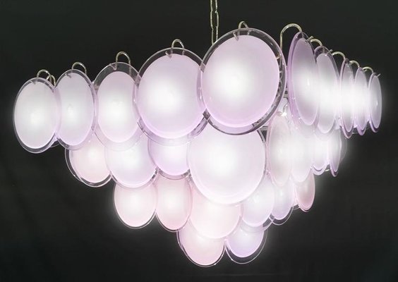 Disc Murano Chandelier from Vistosi, 1970s-MBH-1032221