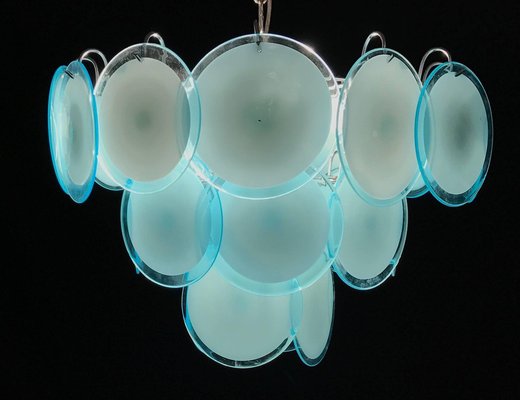 Disc Murano Chandelier from Vistosi, 1970s, Set of 2-MBH-1032168