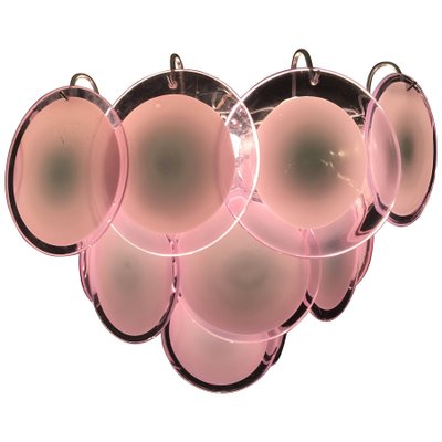 Disc Murano Chandelier from Vistosi, 1970s, Set of 4-MBH-1032255