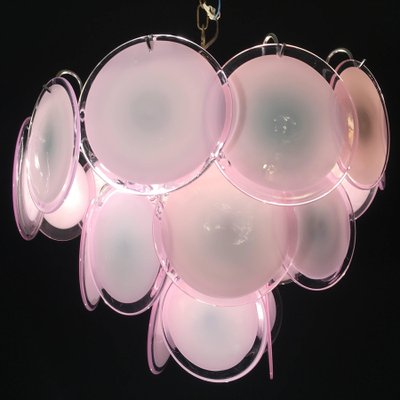 Disc Murano Chandelier from Vistosi, 1970s, Set of 4-MBH-1032255