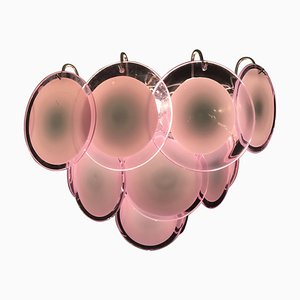 Disc Murano Chandelier from Vistosi, 1970s, Set of 4-MBH-1032255