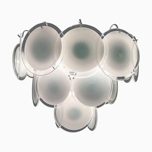 Disc Murano Chandeliers from Vistosi, 1970s, Set of 4-MBH-1032259