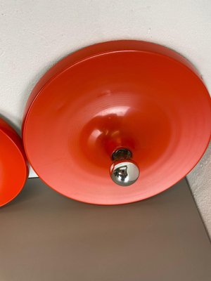 Disc Wall Lights by Honsel attributed to Charlotte Perriand, Germany, 1970s, Set of 2-QZ-1452171