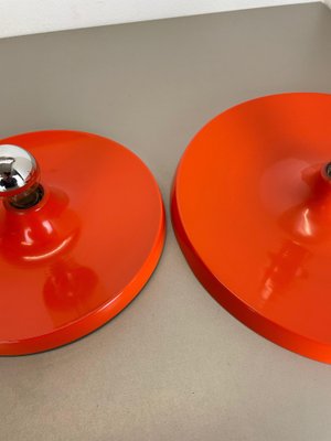 Disc Wall Lights by Honsel attributed to Charlotte Perriand, Germany, 1970s, Set of 2-QZ-1452171