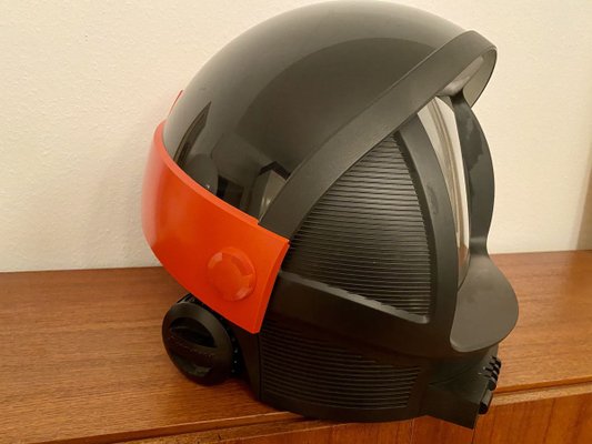 Discoverer TV in Helmet Shape with Visor from Phillips, 1980s-PYR-810041