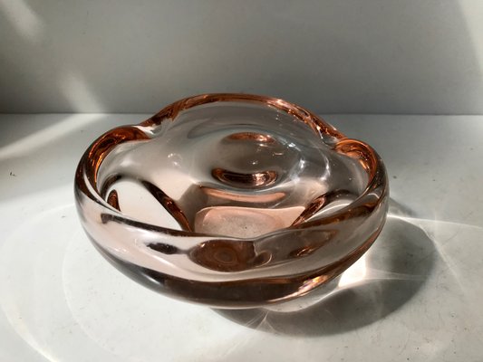 Dish in Sommerso Murano Glass, 1950s-LCR-947577