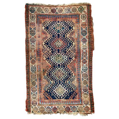 Distressed Caucasian Kazak Rug-YMM-1061657