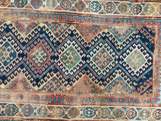 Distressed Caucasian Kazak Rug-YMM-1061657