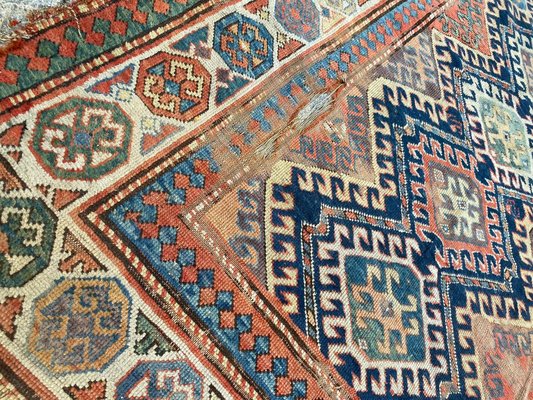 Distressed Caucasian Kazak Rug-YMM-1061657