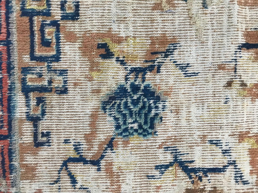 Distressed Chinese Rug