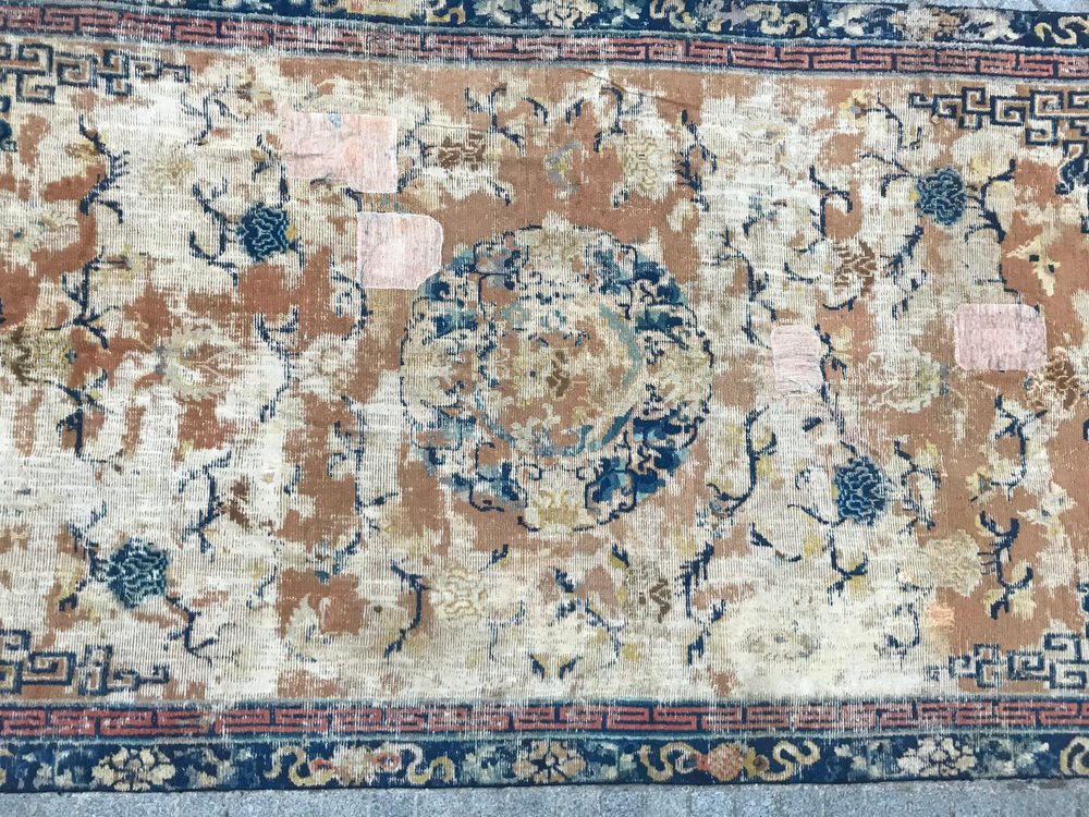 Distressed Chinese Rug